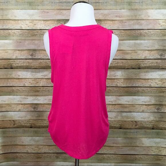 NWT Free People Take the Plunge Fuchsia Tank Top - Fuchsia - Small - Picture 9 of 12